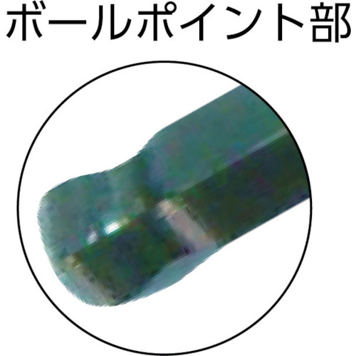 Lục giác cán T bi cầu Trusco TTB-30 chi tiết đầu bi